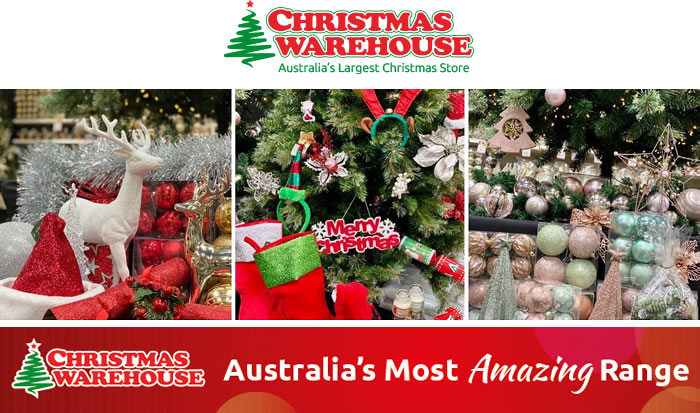 Christmas Warehouse Decorations, Trees & Lights