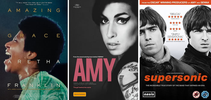 Top 3 Music Documentaries: Aretha, Amy & Oasis