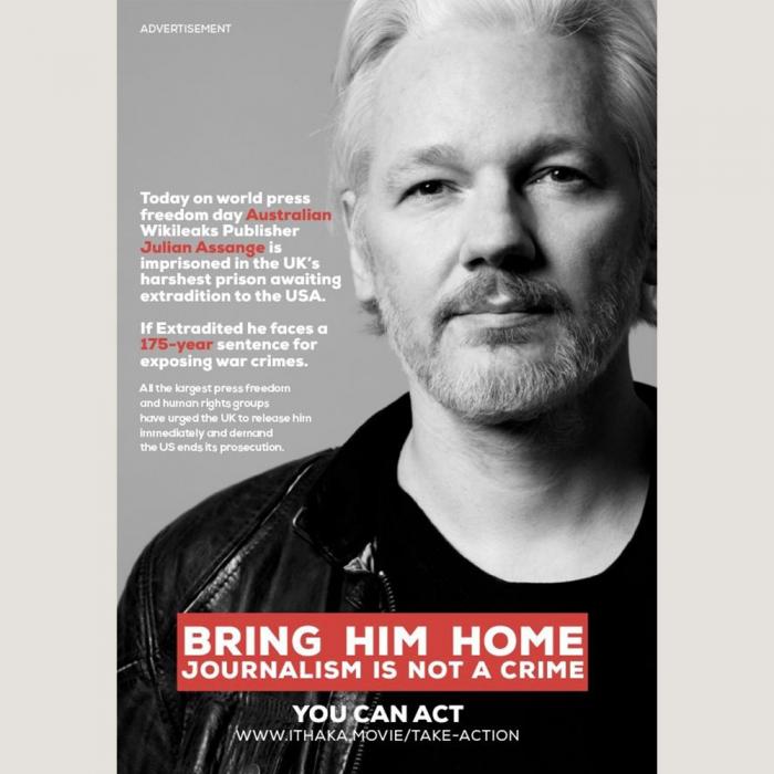 Julian Assange: Bring Him Home